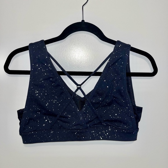 Wear It To Heart Cross Back Sports Bra WITH - Picture 1 of 6